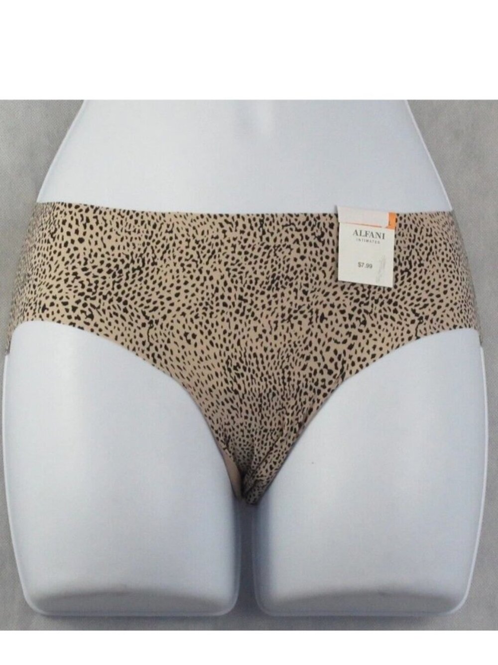 Alfani Women's Laser-Cut Hipster Panty Underwear, Cheetah Animal Print, Small